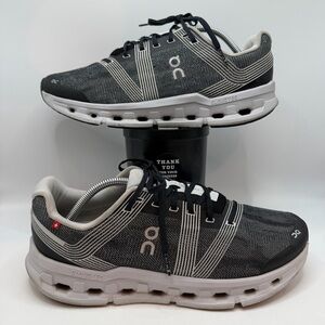 On Running Cloud Shoes Men’s 11.5 Black White CloudTec Athletic Sneakers
